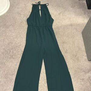 Green jumpsuit